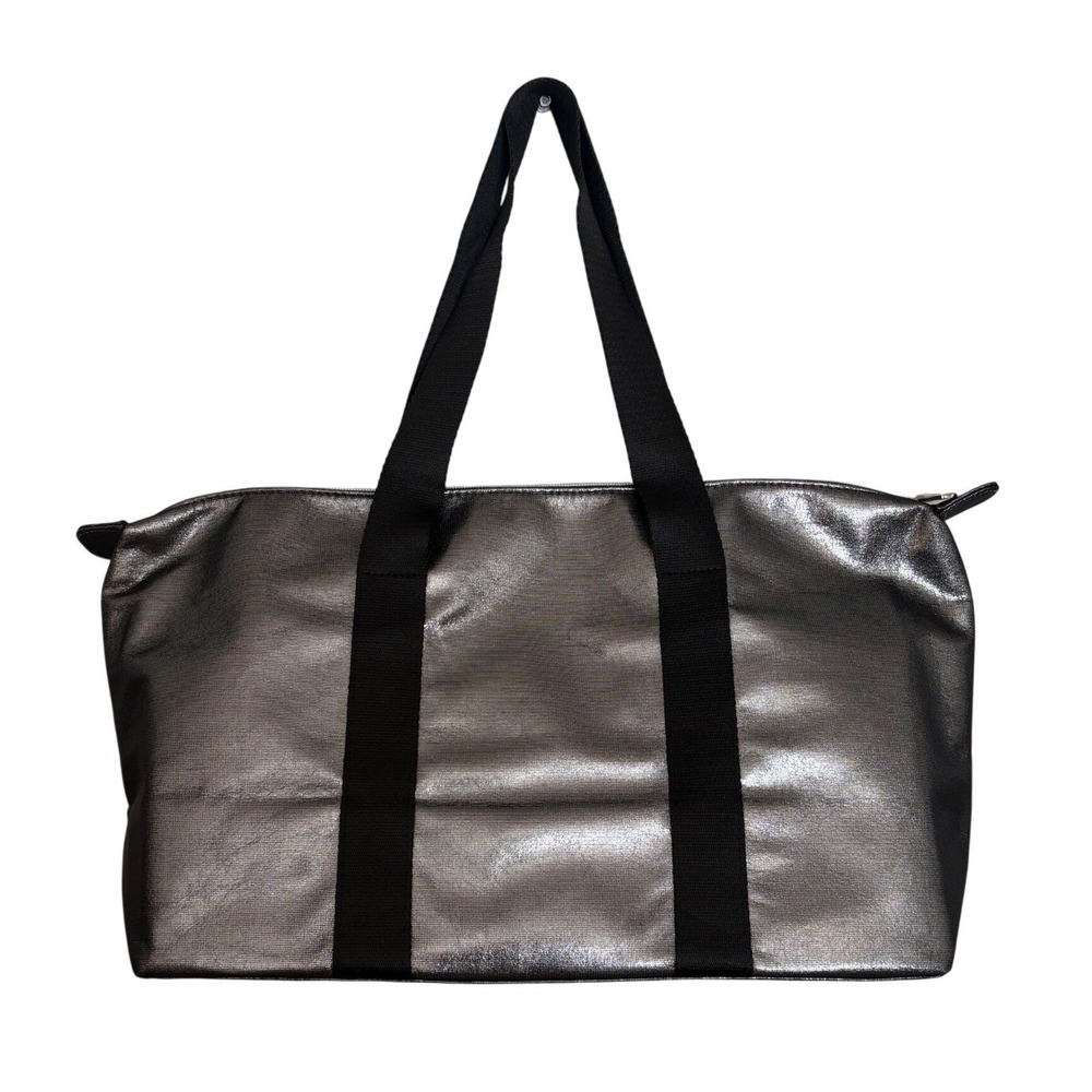 Coach Fragrance Metallic Silver Travel Tote  Bag With Zipper Closure - Picture 2 of 9